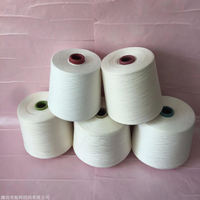 12s 16s 20s 30s 40s 100% Polyester High Tenacity Bleached Yarn for Sewing Knitting Weaving