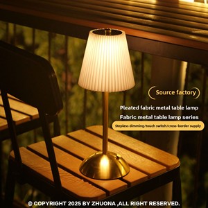 Bestseller Modern Fabric Metall Tisch lampe USB Charging LED Schreibtisch lampe für Schlafzimmer Nachttisch Restaurant Dekorieren Atmosphäre Licht - Product Image 5