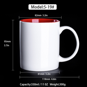 Taza de Café de Porcelana Ecológica al por <span class=keywords><strong>Mayor</strong></span> Taza para Sublimación Estilo Clásico Americano Empaque Personalizable <span class=keywords><strong>Gres</strong></span> para Festividades - Product Image 5
