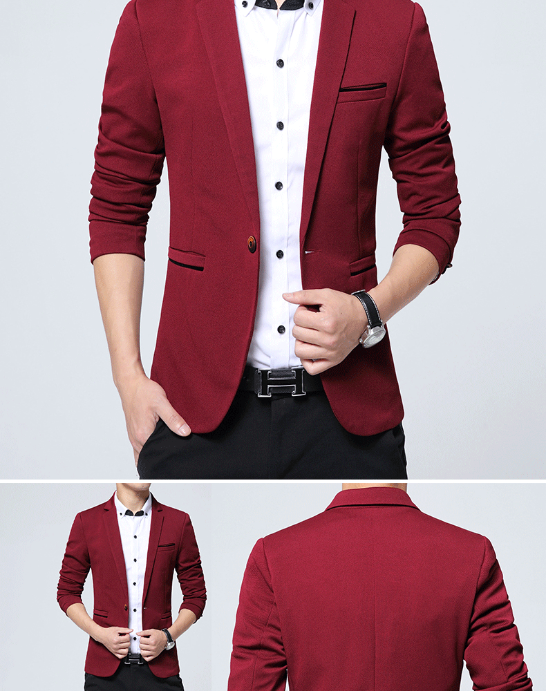 2022 Plus Size 5XL Men's Suits s Autumn Spring Fashion Slim Suit For Men Business Casual Mens Clothing B1987