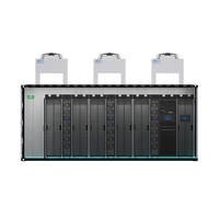 Infrastructure de centre de données en conteneur de 40 pieds, 200 kW, redondance N+1 pour l'Edge Computing, UPS intégré