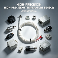 3 Wires PT1000 Platinum Resistance Flange Mount IP65 Industry Temperature Sensor OEM ODM Customized Factory Direct Wholesale