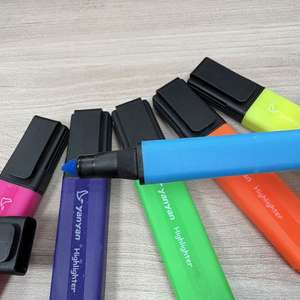 Marcadores Fluorescentes Jumbo de Punta Cuadrada, Colores <span class=keywords><strong>Pastel</strong></span> Brillantes, <span class=keywords><strong>Amarillo</strong></span>, Naranja, Rosa, Morado, Verde, Azul - Set - Product Image 2