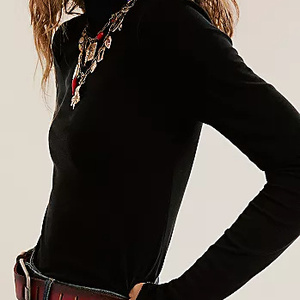 Vente en gros de service OEM <span class=keywords><strong>Cardigan</strong></span> en tricot creux noir avec détails découpés en dentelle à manches longues Sexy Sheer Cutout Délicate <span class=keywords><strong>maille</strong></span> - Product Image 4