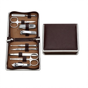 Classic Luxurious Stainless Steel Pedicure <b>Kit</b> with 5 in 1 <b>Nail</b> Clipper Color Box Packaging for Adult Use - Product Image 3