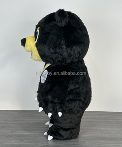 Tùy chỉnh Inflatable đen trắng gấu Linh Vật Trang phục linh vật động vật linh vật gấu trúc gấu fursuit cosplay lông phù hợp với cho người lớn - Product Image 2
