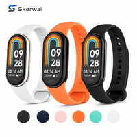 Correa de Reloj de Silicona Suave con Conector Metálico, Compatible con Xiaomi Smart Band 10 9 8 8 NFC, Liberación Rápida, para Deportes Diarios