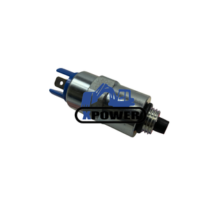 Válvula solenoide de corte de combustible y apagado de motor XPower negra 24V 7167-6200 para bomba de motor 320D 3CX 4CX 3054 1000 - Product Image 2