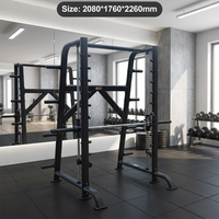 Machine Smith multifonctionnelle avec crossover par câble et Power Cage, équipement de gym complet tout-en-un pour la maison et le commerce