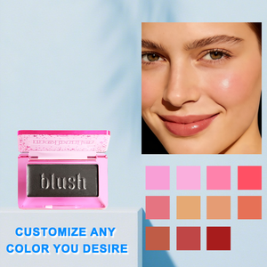 Maquillaje Vegano de Alta Pigmentación, Rubor Multicolor en Gel que Cambia de Color, Logotipo Personalizado, Resistente al Agua, Marca Privada, Rubor para Labios y Mejillas - Product Image 4