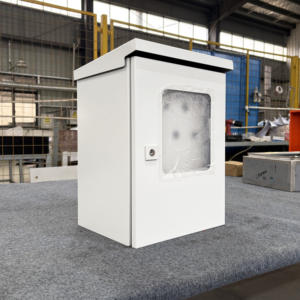 Boîtier <span class=keywords><strong>de</strong></span> distribution d'énergie personnalisé J MB avec couvercle anti-pluie et double porte vitrée pour la distribution d'énergie industrielle en extérieur - Product Image 3