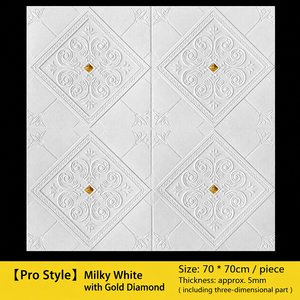 Adesivi Murali 3D Rimovibili con <span class=keywords><strong>Forte</strong></span> Adesione, Facile Installazione, Stile Floreale Europeo, Lavabili, Ecologici, Decorazione <span class=keywords><strong>per</strong></span> la Casa - Product Image 2