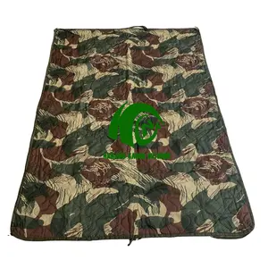 KANGO Portable Tactical Rip-stop Polyester Waterproof Poncho Liner Outdoor Camping Woobie Blanket