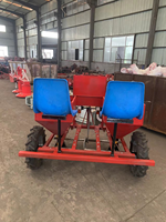 Planteuse de pommes de terre à 2 rangées avec double boîte de vitesses, machines de plantation à haut rendement