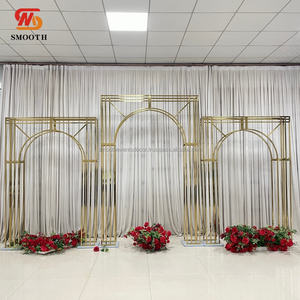Nuevo Arco de Acero Inoxidable Dorado para Bodas, Soporte para Fondo de Escenario, Arco para Decoración de Fiestas - Product Image 1