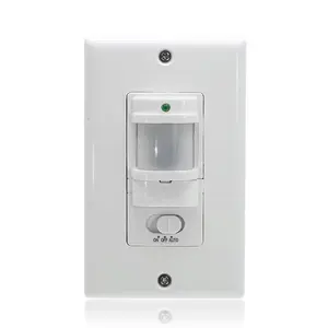 100V-240V/AC 9m Max distância sensor de Parede PIR Sensor de Movimento Automático pir luz interruptor do sensor