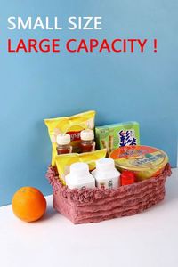 Bolsa de Compras Plegable Portátil para Mujer, Bolsa de Compras Extensible Mágica, Reutilizable, Ligera, con Cierre Abierto, de Poliéster para Verano - Product Image 4