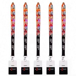 Custom Breakaway Sublimation Fully Color Printing <b>Polyester</b> <b>Lanyard</b> Neck Strap With Logo - Product Image 5