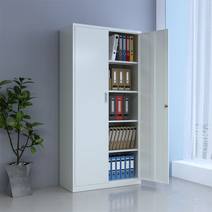 Armoire de classement en fer à 4 niveaux avec serrure à clé, armoires de classement de <span class=keywords><strong>bureau</strong></span> durables, armoire de classement en métal, armoire de rangement en acier - Product Image 4