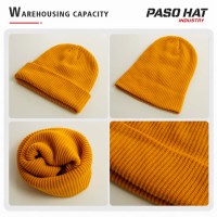 Bonnet en Tricot Acrylique 100 % de Haute Qualité OEM, Brodé Personnalisé, Chaud pour l'Hiver, Vierge avec Logo Personnalisé, 25 Couleurs Disponibles