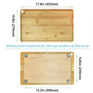 Wooden Storage Rack Rectangle Multifunctional For Bread Fruit Spice <b>Kitchen</b> Utensils - Product Image 4
