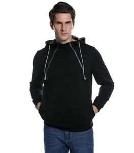 Jersey de lana de algodón a la moda de invierno para hombre, sudaderas con capucha de alta calidad, colores diferentes, dos cremalleras frontales, jerséis de nuevo estilo - Product Image 6