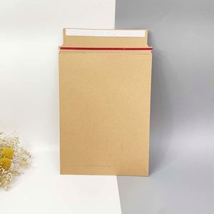 Enveloppes d'expédition personnalisées en papier kraft imprimé, auto-adhésives avec fermeture éclair, en matériaux recyclés, pour un emballage protecteur - Product Image 2