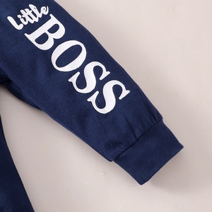 Conjunto de 2 piezas para bebé recién nacido, mono con capucha de manga larga, pantalones, estampado personalizado, ropa de algodón, botones a presión, para verano - Product Image 6