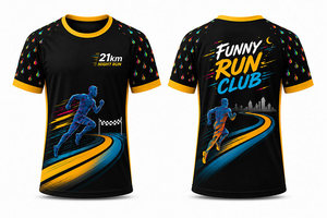 Camiseta de Running Sublimada Personalizada, Transpirable, de Secado Rápido, Manga Corta, para Maratón, para Hombre - Product Image 2