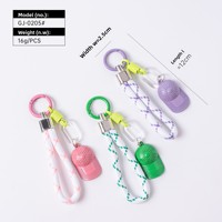 Sangle de bouteille d'eau TOLKA avec breloque tissée, accessoire de sac et porte-clés DIY, pendentif pour coque de téléphone, technique de tissage TK-0205 #