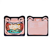 Sachet d'emballage personnalisé thermoscellable en PET de qualité alimentaire avec fermeture éclair pour aliments pour bébés, collations et aliments pour animaux de compagnie