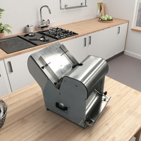 Machine à trancher le pain électrique commerciale, trancheuse à pain grillé automatisée pour pain de blé, pain grillé au lait, état neuf, fabriqué à partir de blé et de lait cru