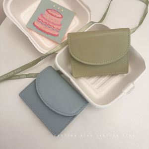 Portefeuille en cuir PU tendance pour femme, style professionnel, porte-cartes d'identité avec logo personnalisé, vente en gros - Product Image 3