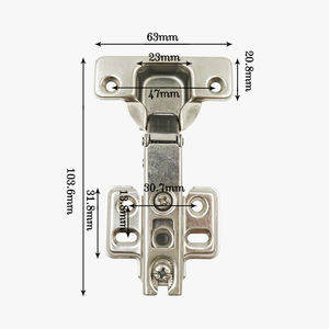 トップセル家具付属品通常のキャビネットヒンジスライド通常の穴折りたたみヒンジ - Product Image 5
