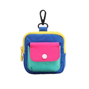 กระเป๋าใส่บัตรแบบพกพา รุ่นใหม่ <span class=keywords><strong>Niche</strong></span> <span class=keywords><strong>zero</strong></span> Wallet ขนาดกะทัดรัด ดีไซน์สีสันตัดกัน พร้อมช่องใส่หูฟังแบบซิปขนาดเล็ก - Product Image 5