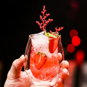 แก้วไวน์แก้วกาแฟบูร์บองแก้วเอสเพรสโซ่รูปเพชรใสเป็นมิตรต่อสิ่งแวดล้อมรูปทรงเรขาคณิต - Product Image 2