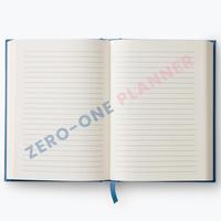 Cuaderno planificador diario impresión personalizada encuadernado con tapa dura bordado floral Flor de lujo personalizado