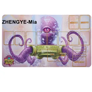 Custom Mind Bug Card Game Mat Mouse Pad OEM MTG Playmat For Card Games Card Playing Rubber Mat