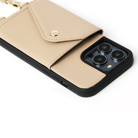 Housse en cuir à la mode pour étui de téléphone avec porte-cartes accessoires de téléphone portable