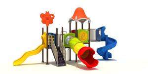 Hot bán công viên giải trí trẻ em ngoài trời trẻ em nhựa ngoài trời trượt sân chơi thiết bị - Product Image 2