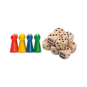 Juego de Mesa <span class=keywords><strong>Ludo</strong></span> de Madera Premium Personalizado de Fábrica, Juego de Parcheesi para 4 Jugadores, Juguetes Educativos Familiares de Viaje al por Mayor - Product Image 5