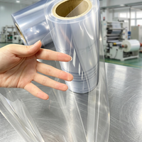 Film PVC 80 microns en rouleau jumbo, transparent blanc, qualité alimentaire, matériau vinyle personnalisé OEM, utilisations multiples, conforme RoHS et Reach, sur mesure