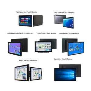 TouchWo 15 "21.5" 22 24 pollici open frame lcd capacitivo touchscreen monitor pc touch screen monitor per cucina