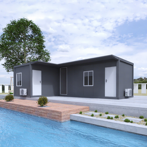 Buen precio Casas contenedor de 40 pies Casa de 2 dormitorios Casa de vacaciones Diseños de cabina Muebles Oficina Prefabricada Moderna - Product Image 1