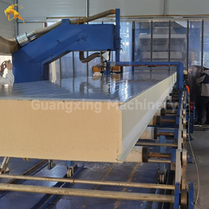 Machine de découpe de scie à ruban automatique pour noyau de panneau sandwich en laine de roche PU PIR comprenant PLC pour ligne de production de découpe de panneaux - Product Image 2