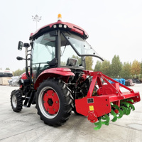 Tracteur agricole 4x4 70 CV avec pneus pleins, levage hydraulique, homologué CE EPA Euro 5, idéal pour les chemins accidentés - Promotion