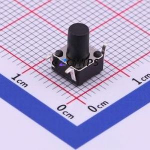 TS-1095E-A10B3-D2 Tactile Switch SMD,6x6mm Switch Single Pole Single Throw Round Button 2.5N Vertical Mount - Product Image 1