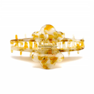 YIYI semplice temperamento colorato nuvola bordo acetato capelli artiglio semplice creativo 9.7cm fermaglio per capelli Costom all'ingrosso - Product Image 3