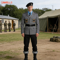 Écusson tactique brodé Aigle Allemand avec fixation auto-agrippante pour casquettes, vestes, sacs à dos et accessoires de camouflage
