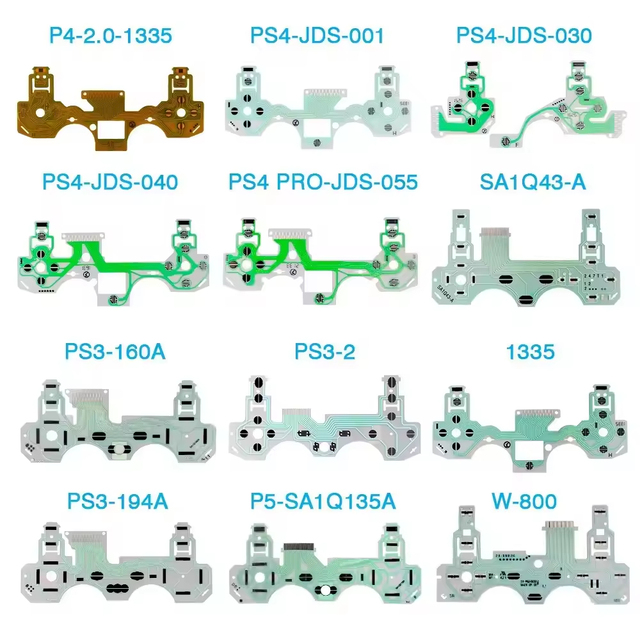 Universal Plastic Conductive Film Flex Cable for ///PS2 Controllers Repair Kit